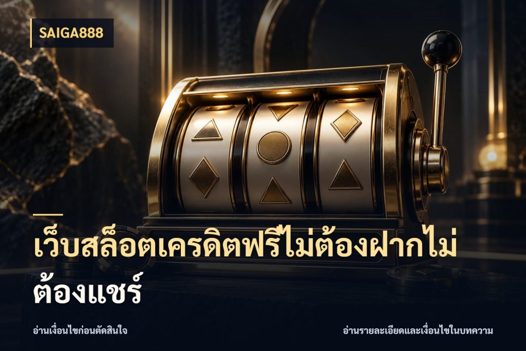 เดินตามขั้นตอนตั้งแต่เห็นข้อเสนอถึงตรวจผล: เว็บสล็อตเครดิตฟรีไม่ต้องฝากไม่ต้องแชร์