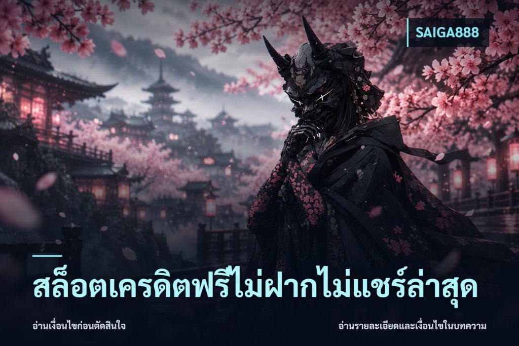 สล็อตเครดิตฟรีไม่ฝากไม่แชร์ล่าสุด